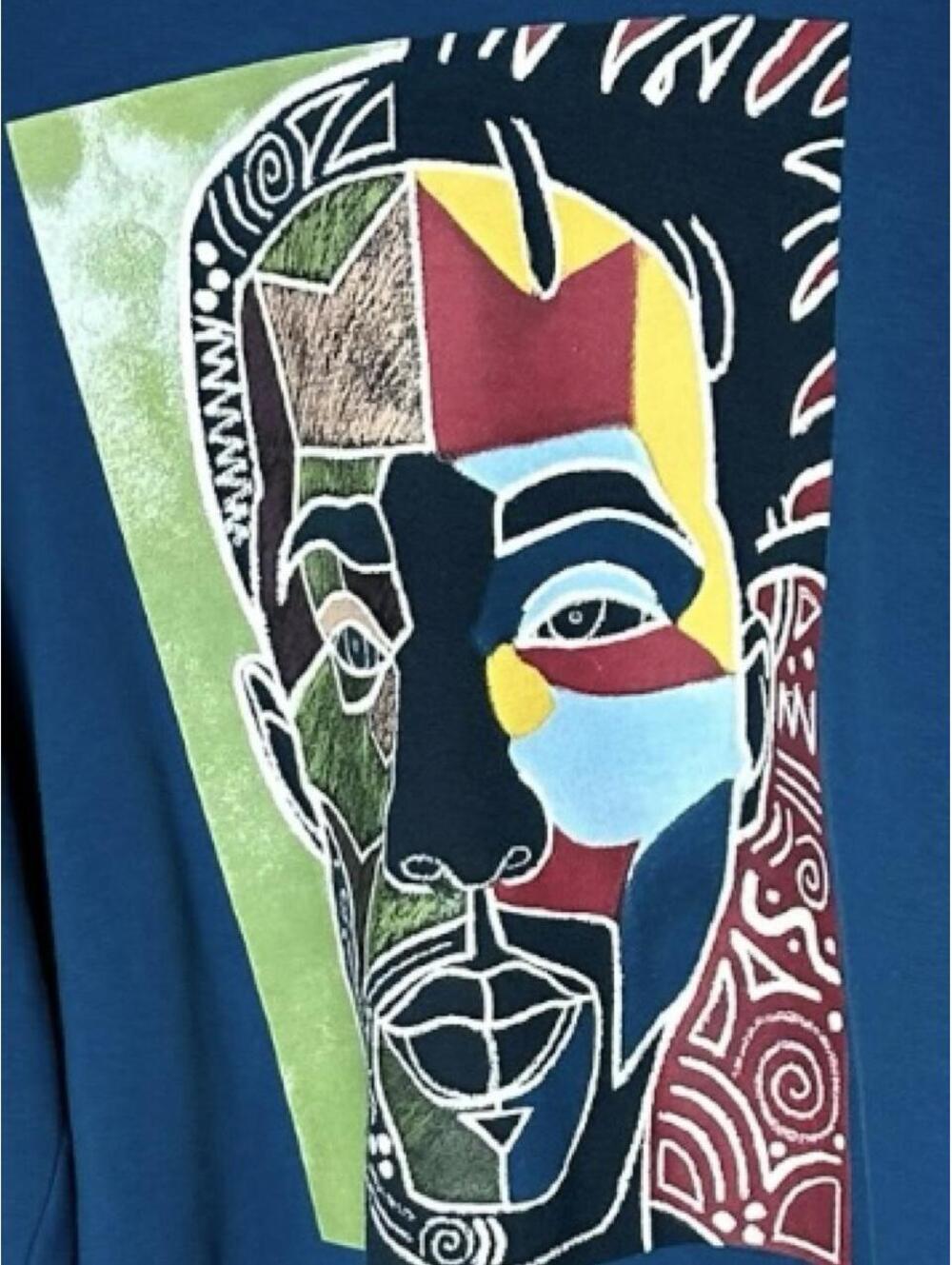 Kamahl Grant Target HBCU Abstract Face Graphic Sweatshirt